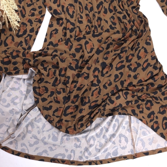 Susan Graver Lepoard Print 2XP Dress - Picture 6 of 10
